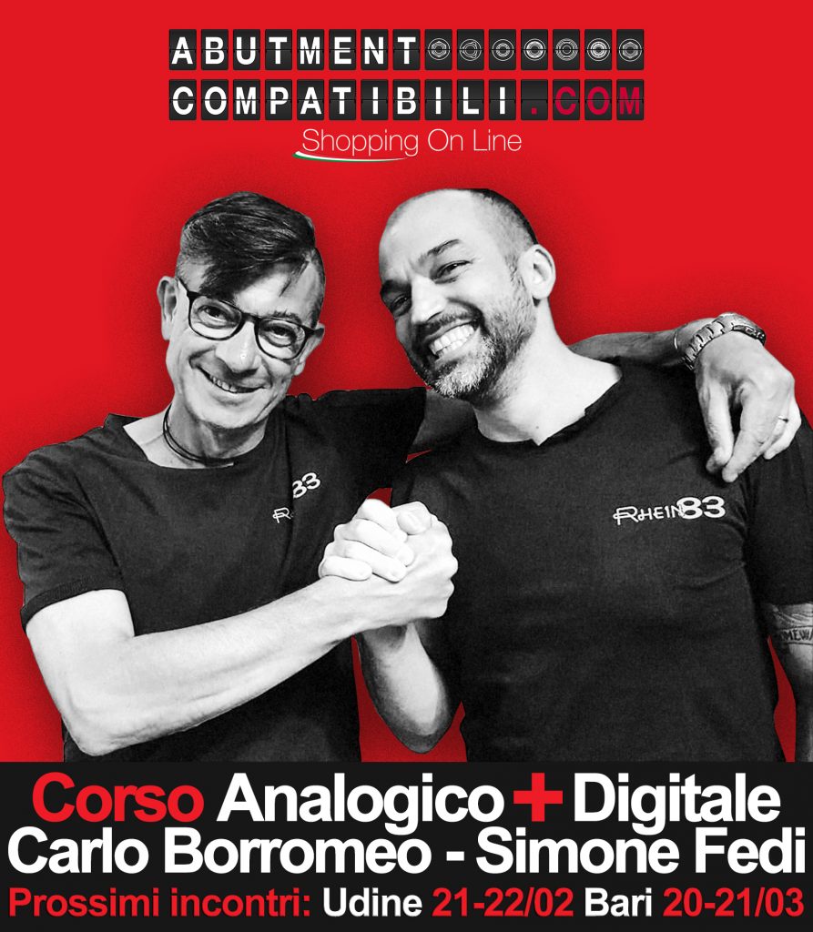 Corso 2 Giorni Analogico + Digitale, Barre Fresate e Controparti
