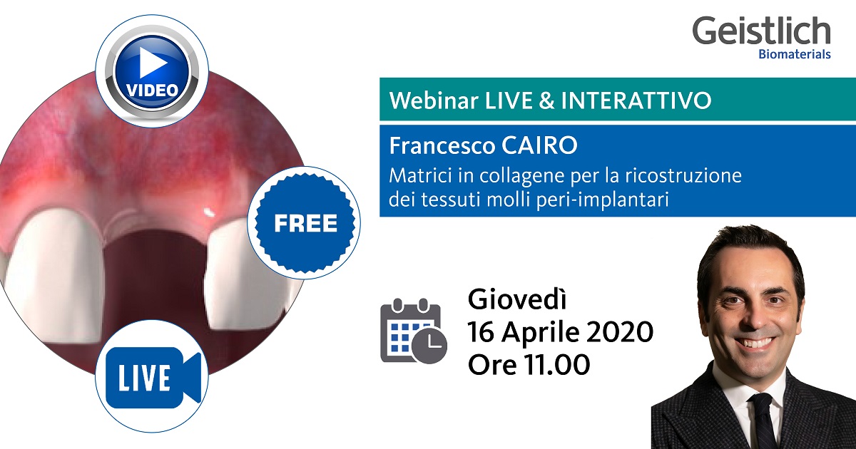 MATRICI IN COLLAGENE PER LA RICOSTRUZIONE DEI TESSUTI MOLLI PERI-IMPLANTARI