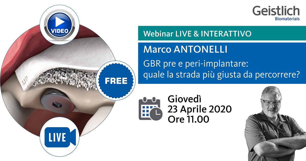 GBR PRE E PERI-IMPLANTARE NEI SETTORI ESTETICI: QUALE LA STRADA PIU’ GIUSTA DA PERCORRERE?