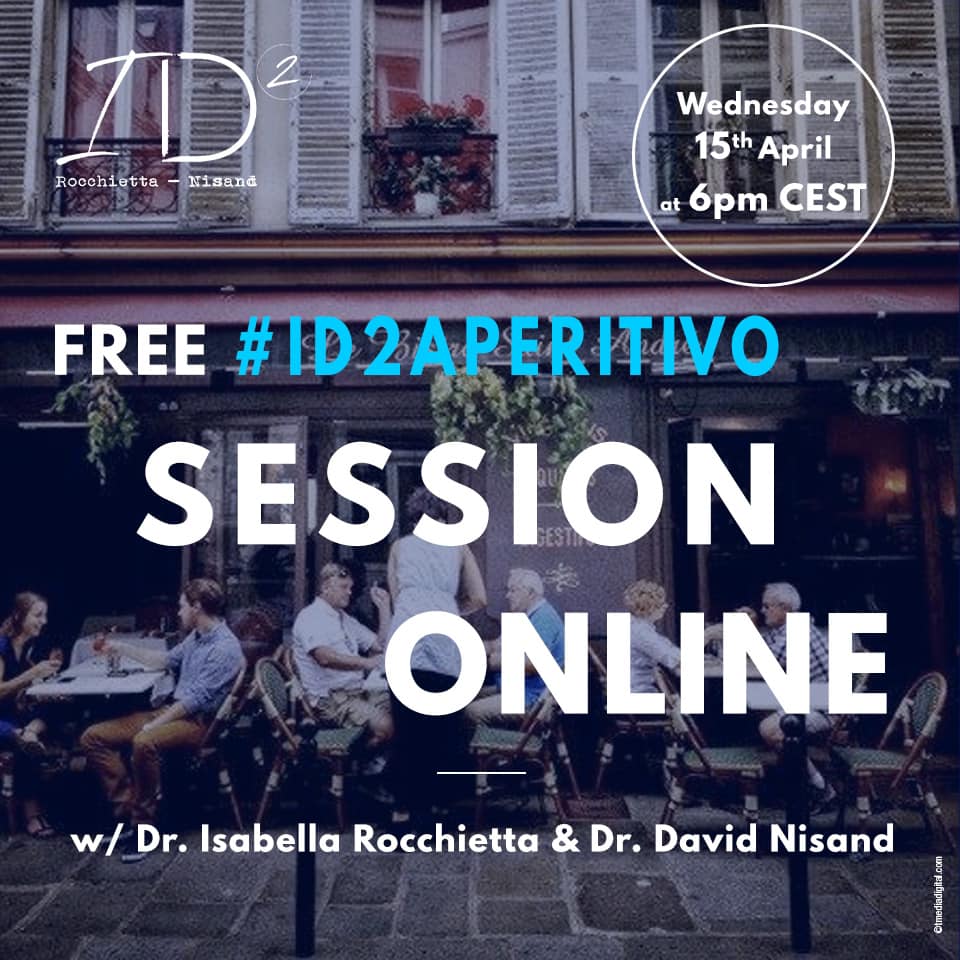 #ID2 Aperitivo Drs. Isabella Rocchietta and David Nisand invite you to join them for a chat on GBR/GTR