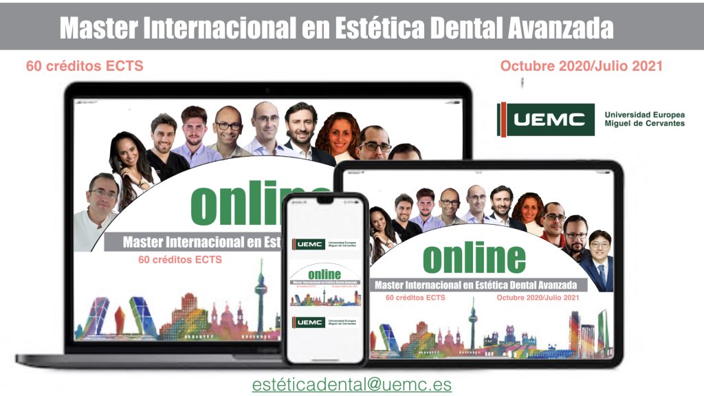 Master Internacional en Estética Dental Avanzada Online, Universidad Europea Miguel de Cervantes (España)