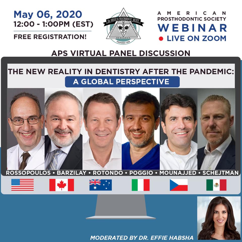 The New Reality in Dentistry after the Pandemic: A Global Perspective