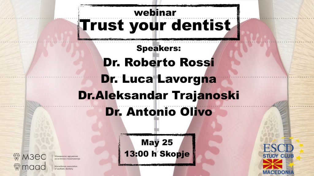 ESCD Study club Macedonia- webinar- in collaboration with Italian speakers