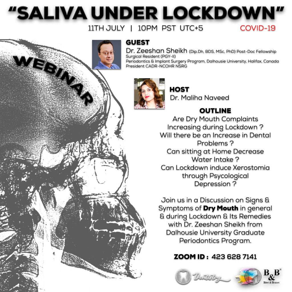 Saliva under lockdown