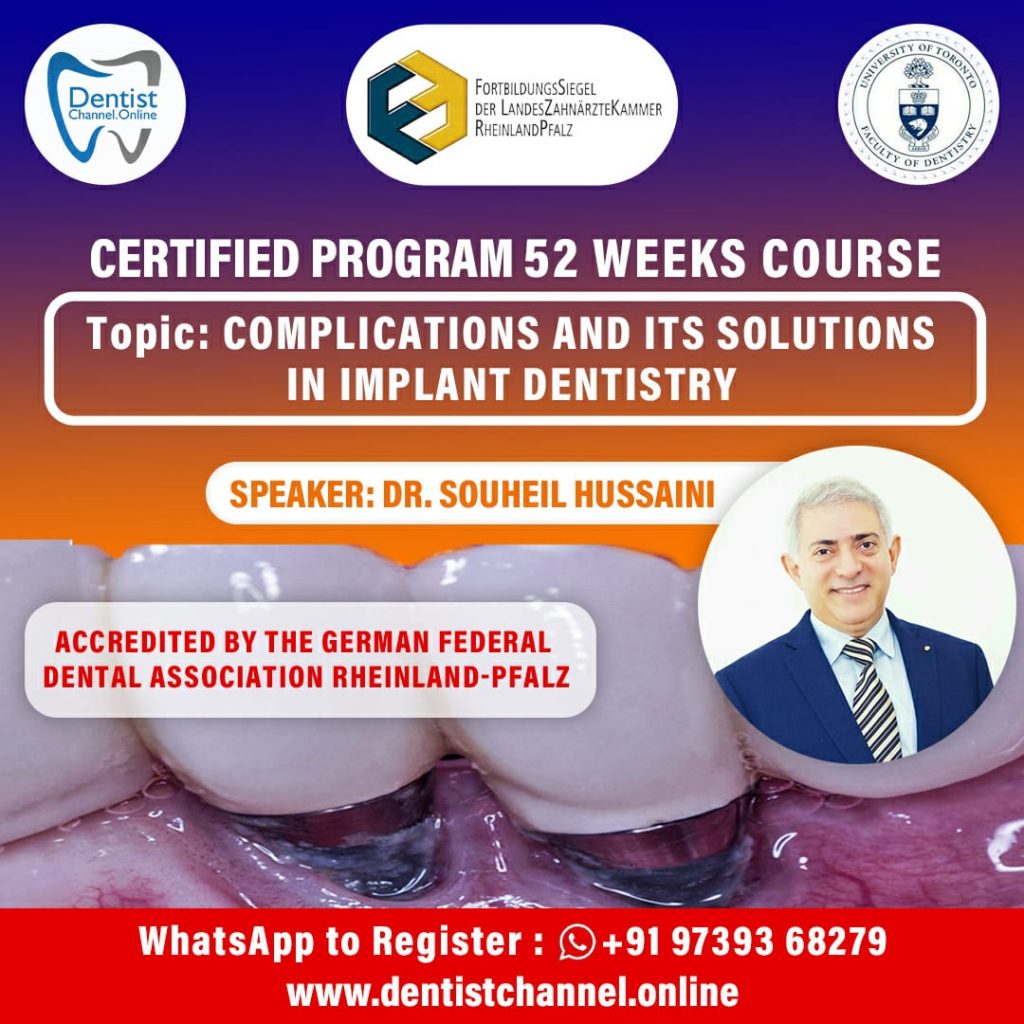 Course on Complications in Implant Dentistry
