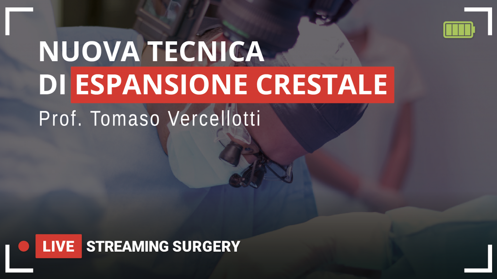 Nuova tecnica di Espansione Crestale – Live Streaming Surgery