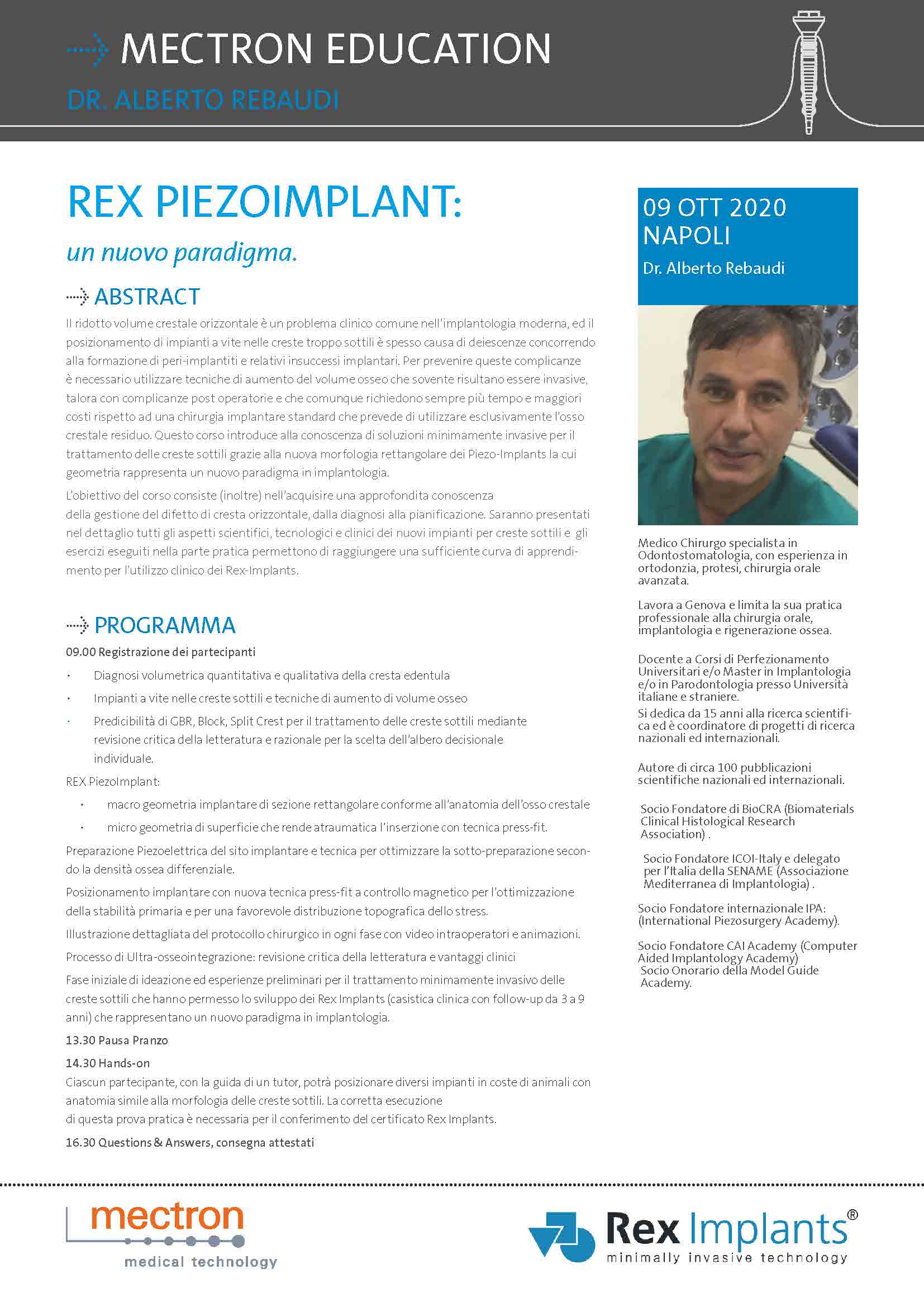 REX PiezoImplant: un nuovo paradigma