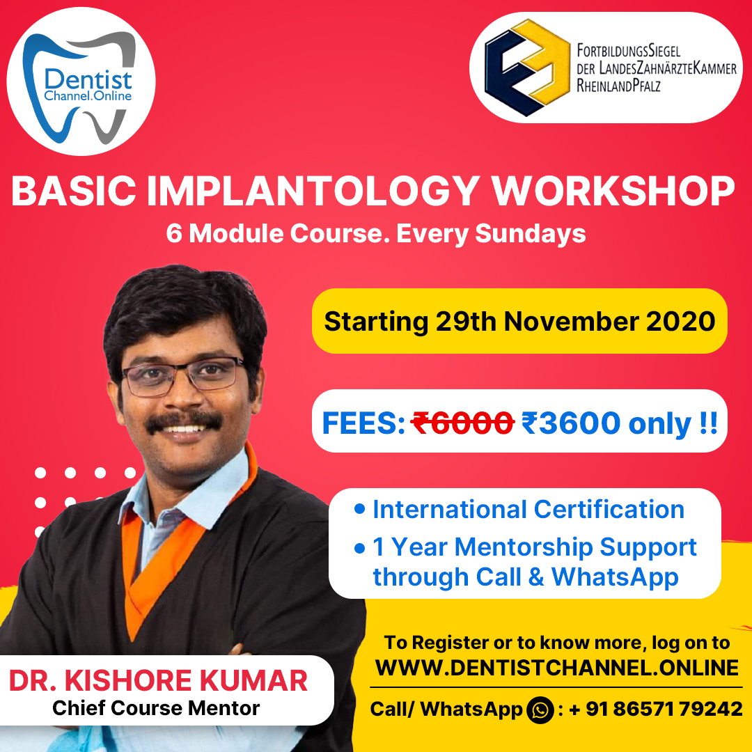 WORKSHOP ON IMPLANTOLOGY