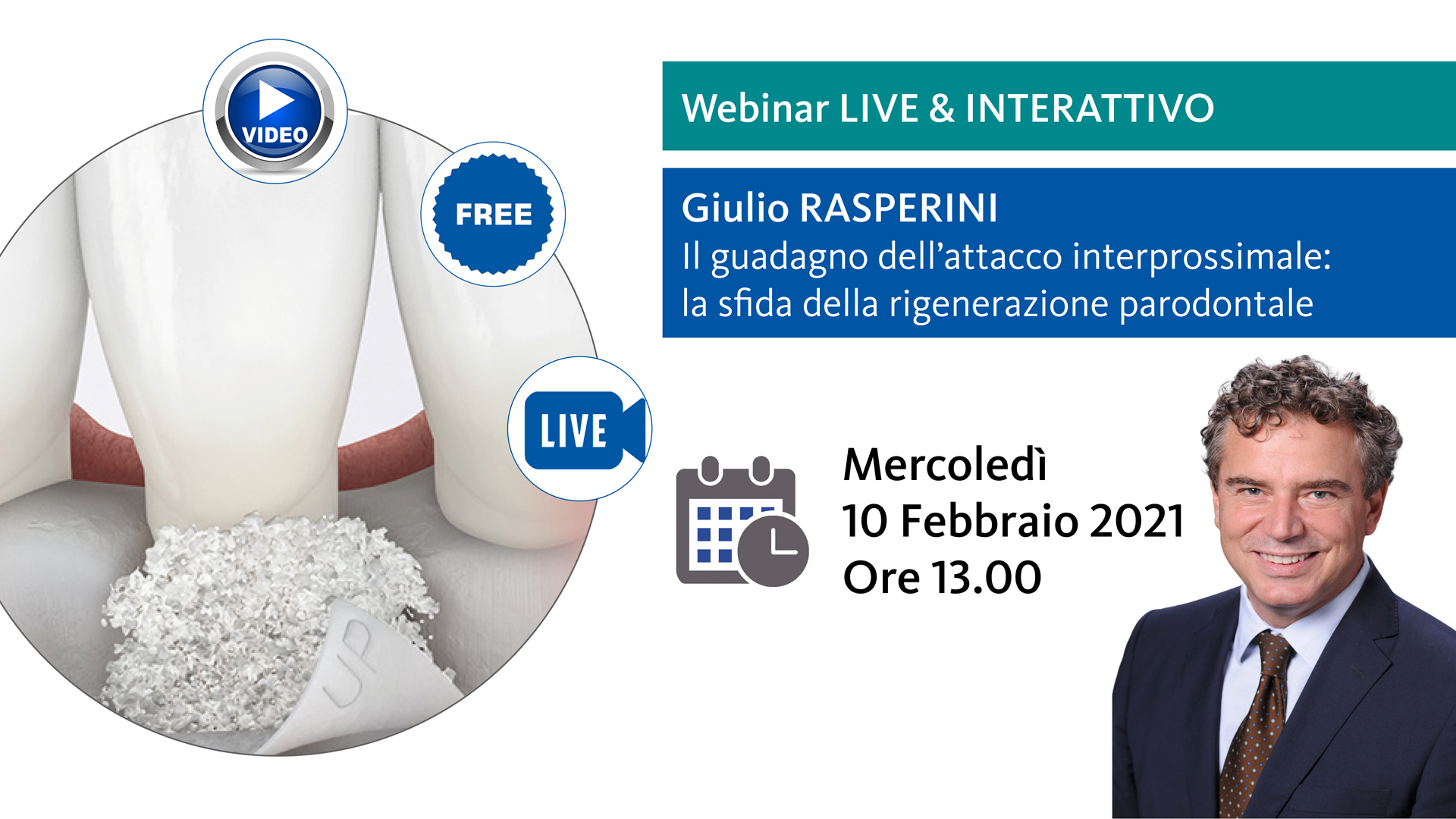 IL GUADAGNO DELL’ATTACCO INTERPROSSIMALE: LA SFIDA DELLA RIGENERAZIONE PARODONTALE