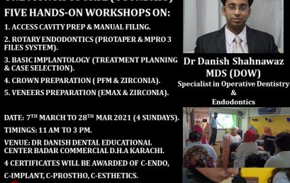 Certification Course in Endodontics, Implants, Prosthodontics, Aesthetic Dentistry