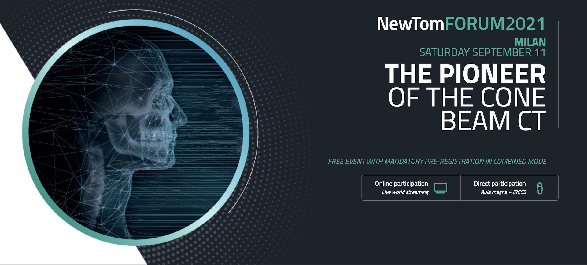 NewTom FORUM 2021 – THE PIONEER OF THE CONE BEAM CT