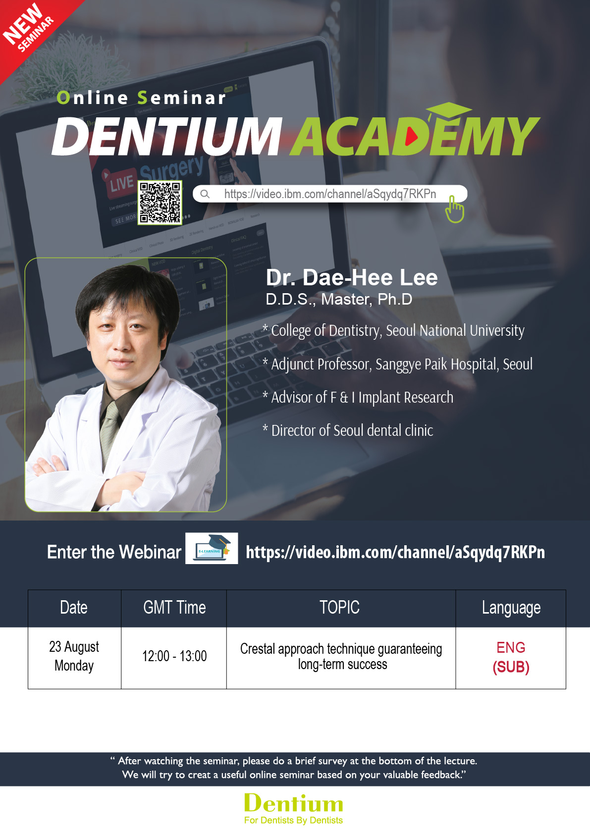 23.08.2021 – Dentium Webinar