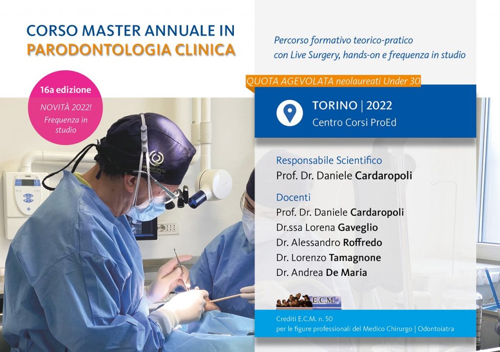 CORSO MASTER ANNUALE IN PARODONTOLOGIA CLINICA