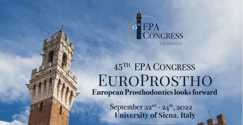 45th EPA Congress – EuroProstho, European Prosthodontics looks forward
