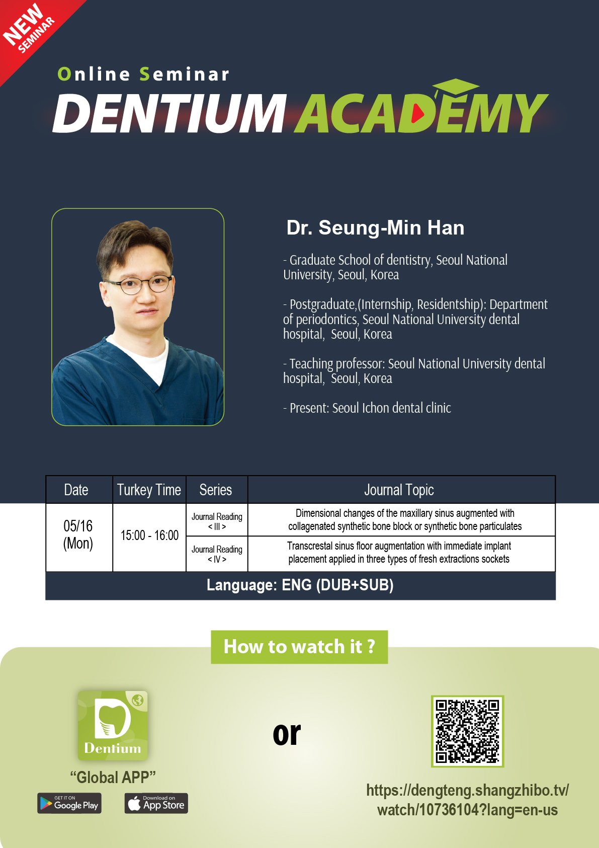 16.05.2022 – Dentium Webinar