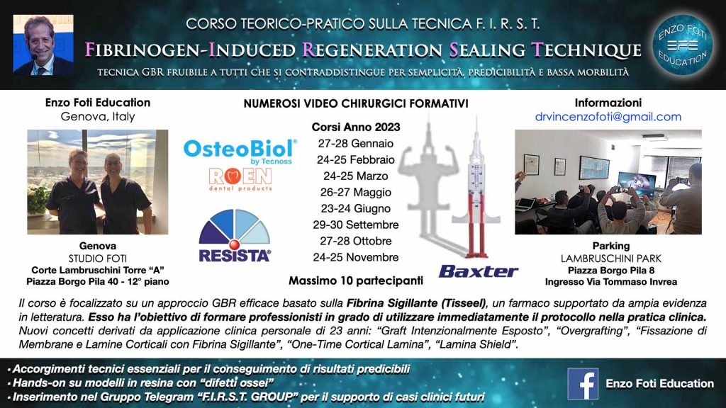 Corso Teorico-Pratico sulla Tecnica F.I.R.S.T.