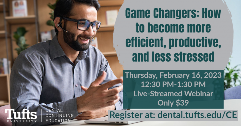 Game Changers: How to become more efficient andRe-energize  productive