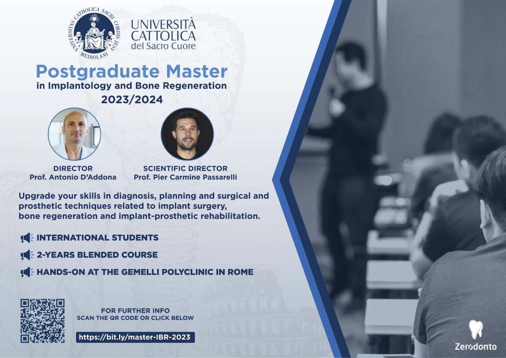 Postgraduate Master in Implantology and Bone Regeneration – BLENDED