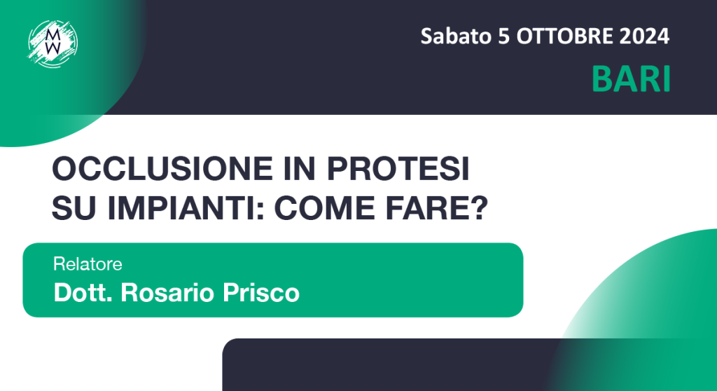 OCCLUSIONE IN PROTESI SU IMPIANTI: COME FARE?