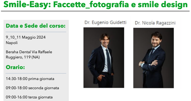 Smile-Easy: faccette, fotografia e smile design