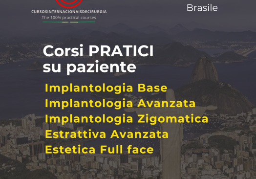 2026 CORSO DI IMPLANTOLOGIA E CHIRURGIA ORALE RICOSTRUTTIVA – BRASILE
