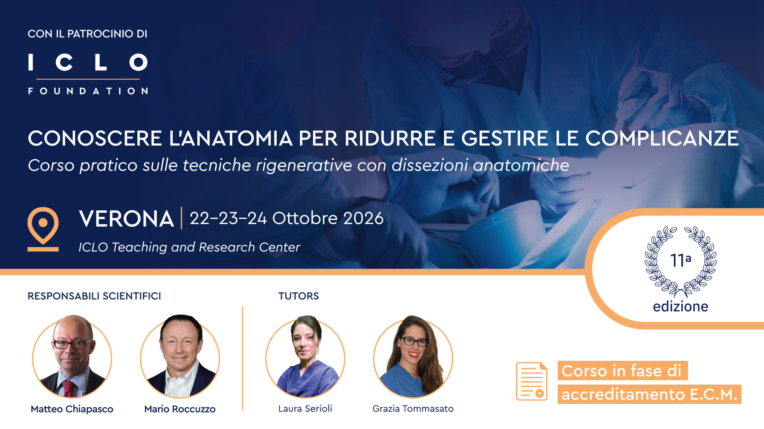 CONOSCERE L’ANATOMIA PER RIDURRE E GESTIRE LE COMPLICANZE