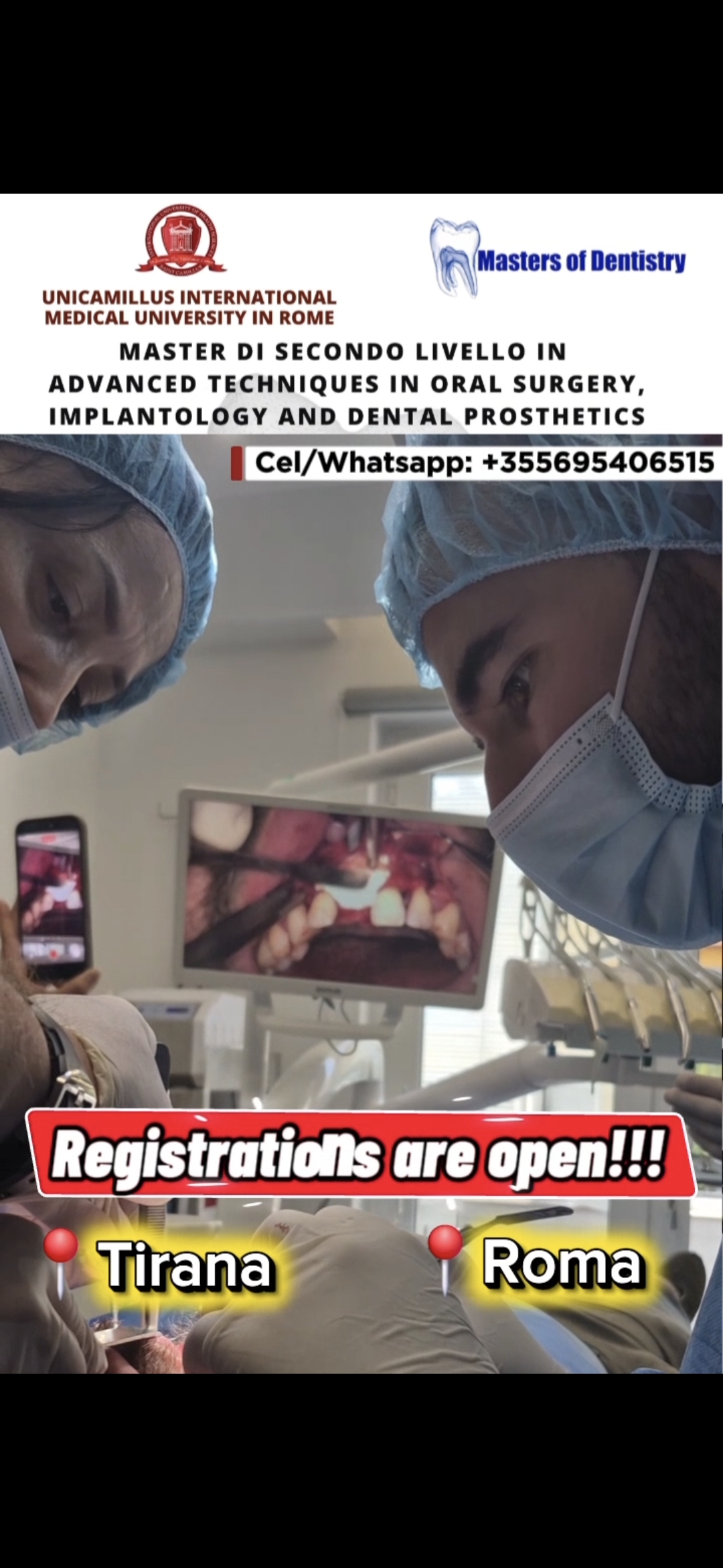 Master Secondo Livello Advanced Technologies in Oral Surgery, Implanto